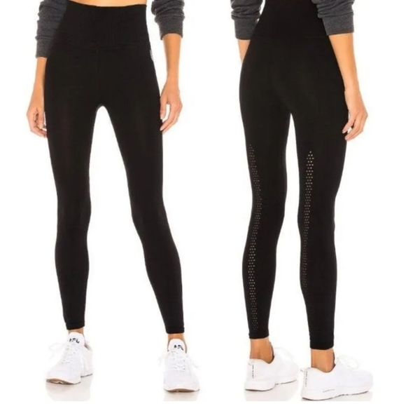 Free People High Rise 7/8 Length Good Karma Leggings Washed...